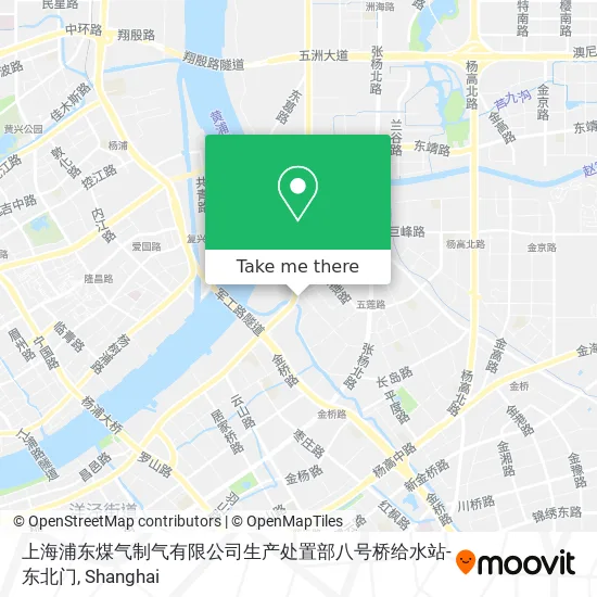 上海浦东煤气制气有限公司生产处置部八号桥给水站-东北门 map