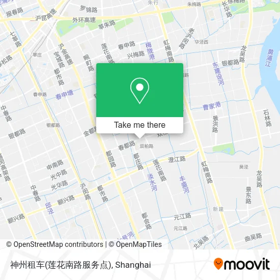 神州租车(莲花南路服务点) map