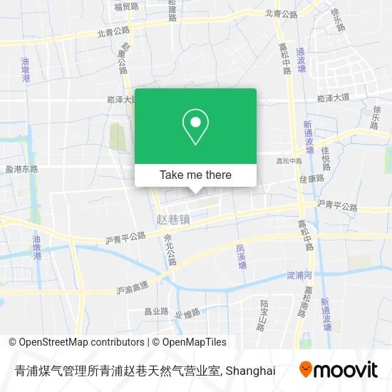 青浦煤气管理所青浦赵巷天然气营业室 map