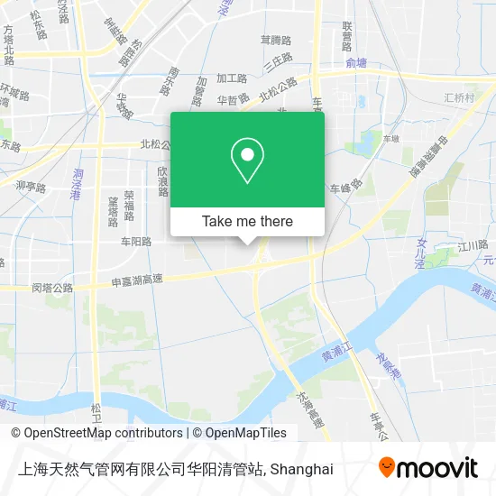 上海天然气管网有限公司华阳清管站 map