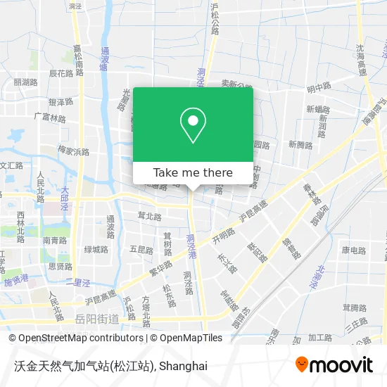 沃金天然气加气站(松江站) map