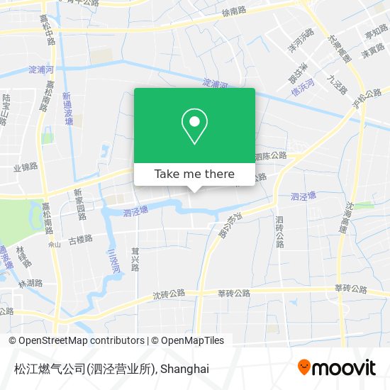 松江燃气公司(泗泾营业所) map
