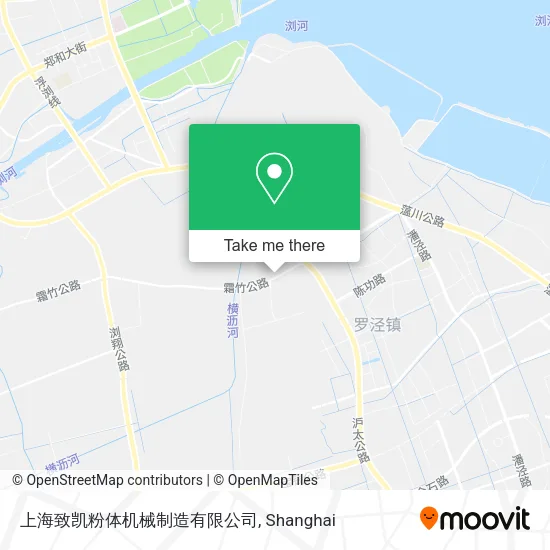 上海致凯粉体机械制造有限公司 map