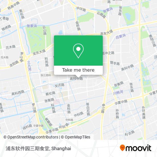浦东软件园三期食堂 map