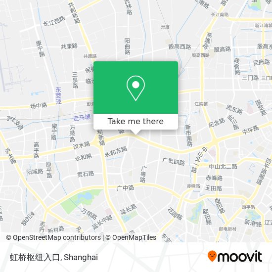 虹桥枢纽入口 map