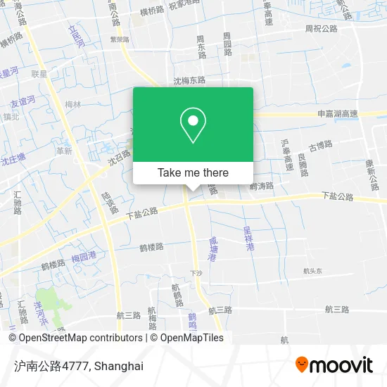 沪南公路4777 map