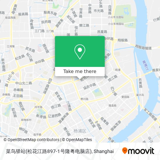 菜鸟驿站(松花江路897-1号隆粤电脑店) map