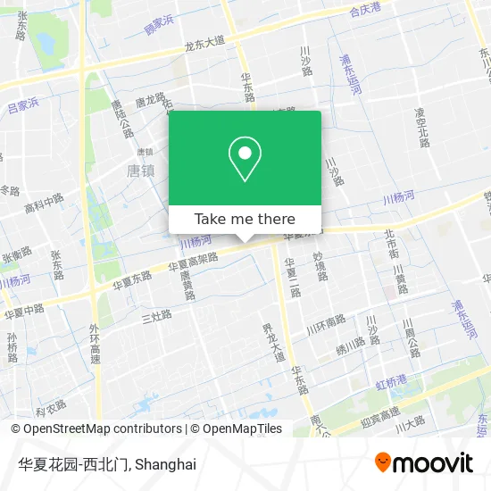 华夏花园-西北门 map