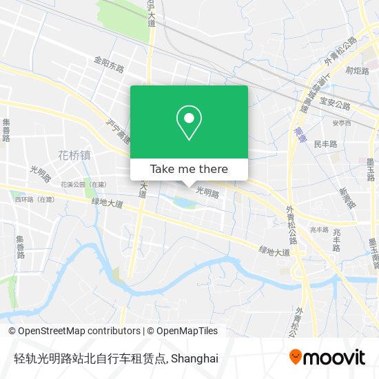 轻轨光明路站北自行车租赁点 map
