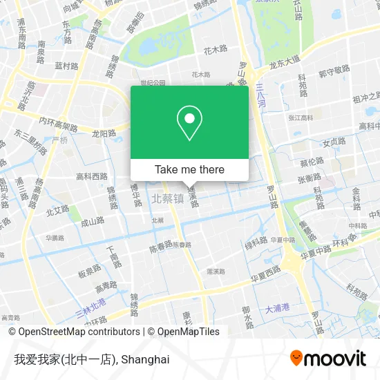 我爱我家(北中一店) map