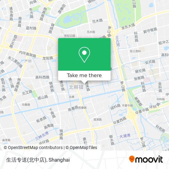 生活专送(北中店) map