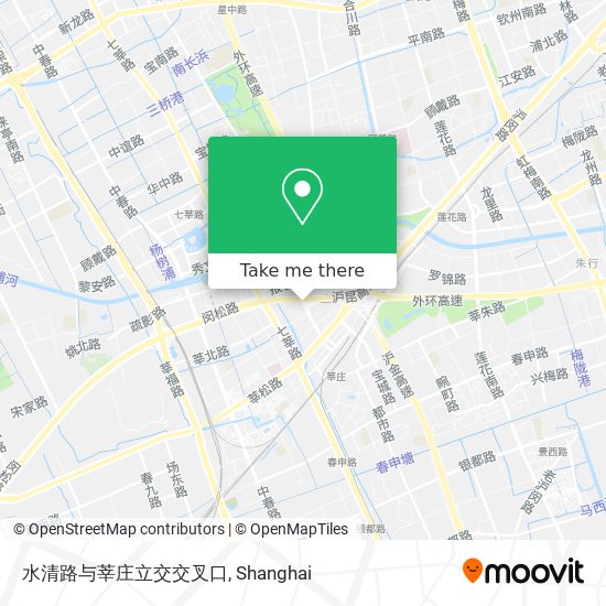 水清路与莘庄立交交叉口 map