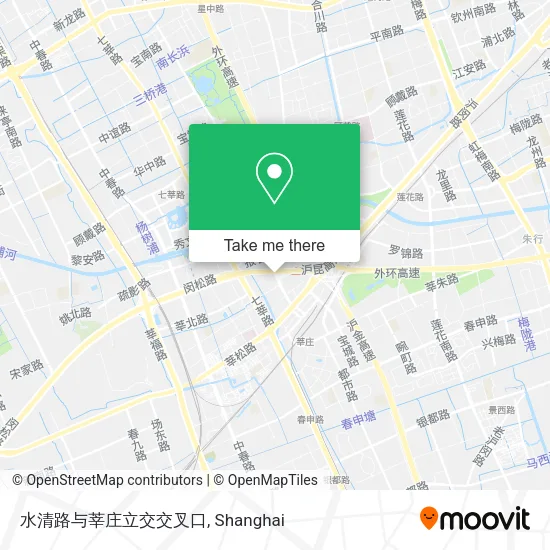 水清路与莘庄立交交叉口 map