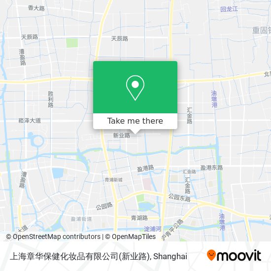 上海章华保健化妆品有限公司(新业路) map