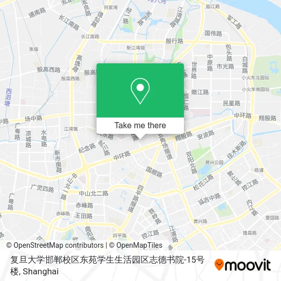 复旦大学邯郸校区东苑学生生活园区志德书院-15号楼 map