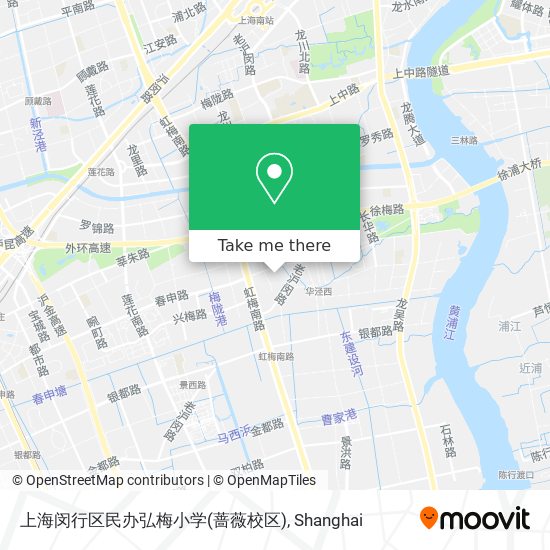上海闵行区民办弘梅小学(蔷薇校区) map
