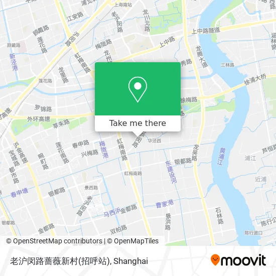 老沪闵路蔷薇新村(招呼站) map
