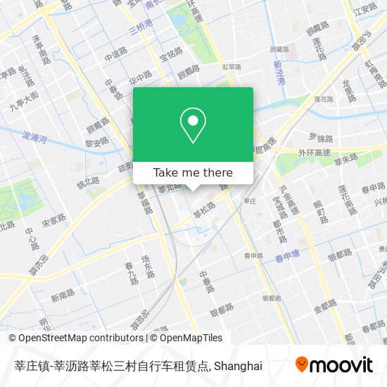 莘庄镇-莘沥路莘松三村自行车租赁点 map