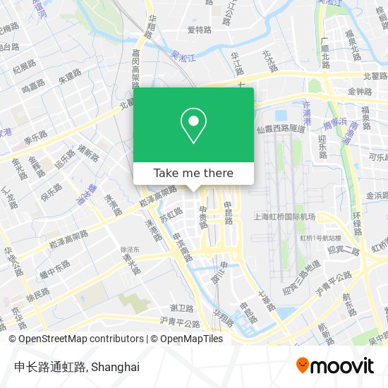 申长路通虹路 map