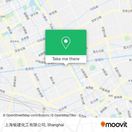 上海银建化工有限公司 map