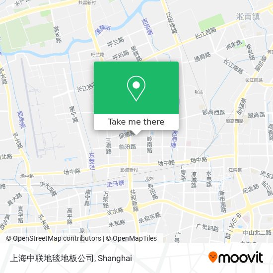 上海中联地毯地板公司 map