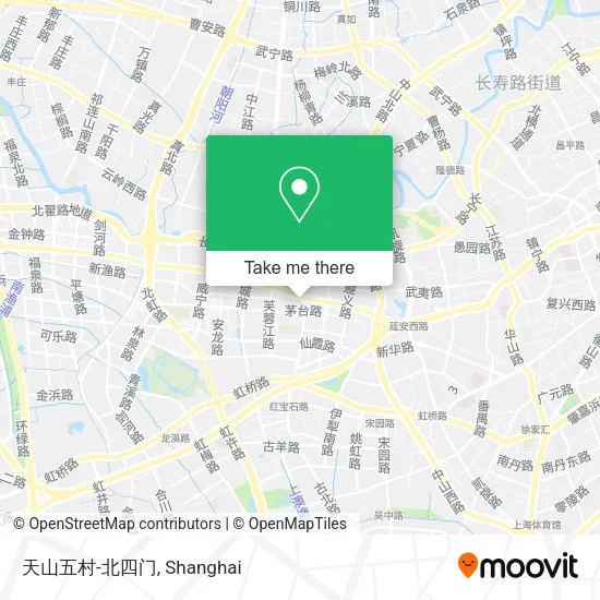 天山五村-北四门 map