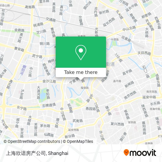 上海欣谙房产公司 map