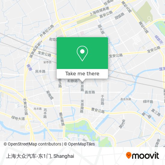 上海大众汽车-东1门 map