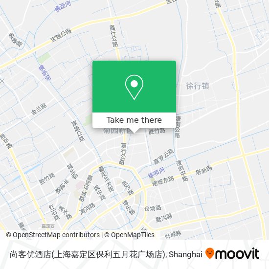 尚客优酒店(上海嘉定区保利五月花广场店) map