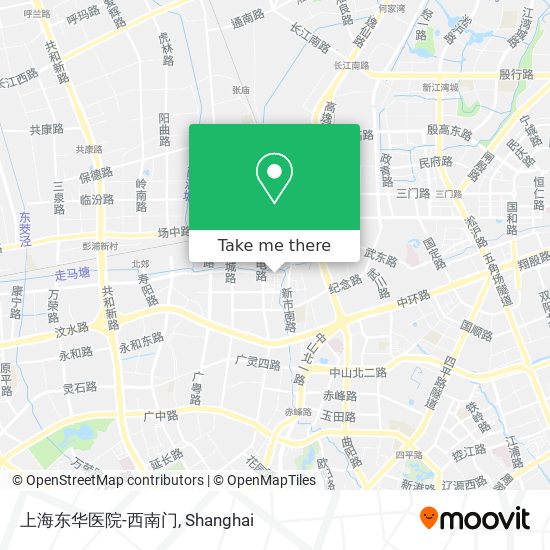 上海东华医院-西南门 map