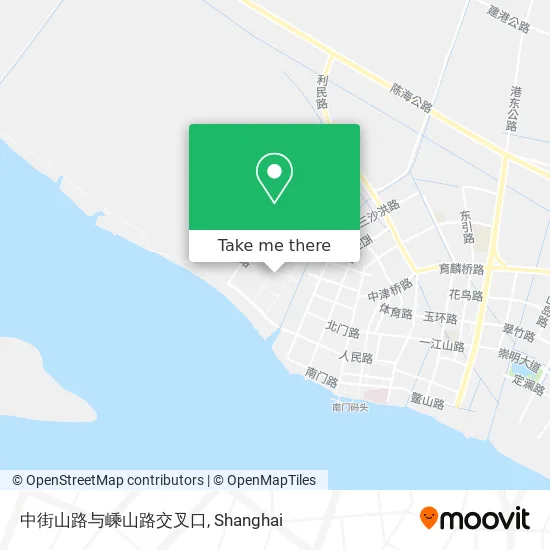 中街山路与嵊山路交叉口 map