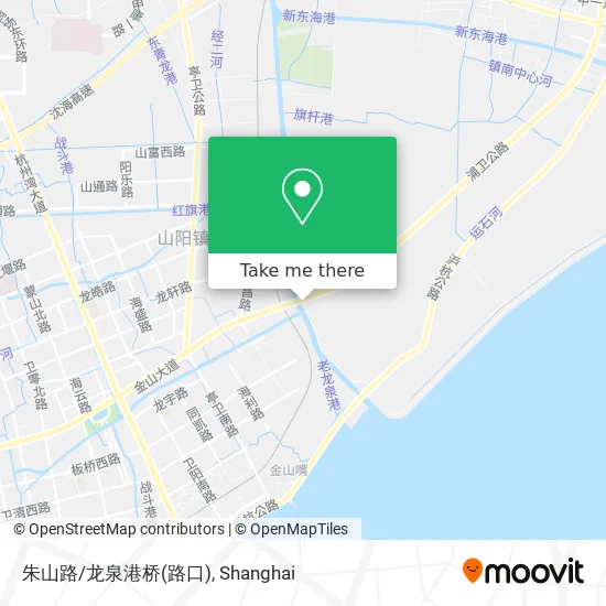 朱山路/龙泉港桥(路口) map