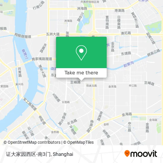 证大家园西区-南3门 map