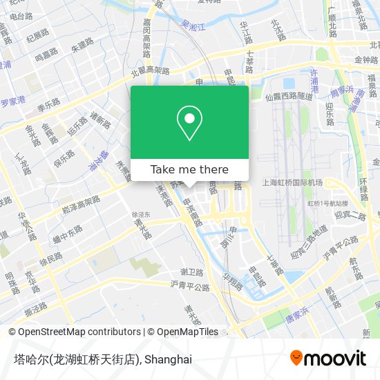 塔哈尔(龙湖虹桥天街店) map