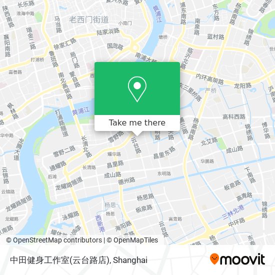 中田健身工作室(云台路店) map