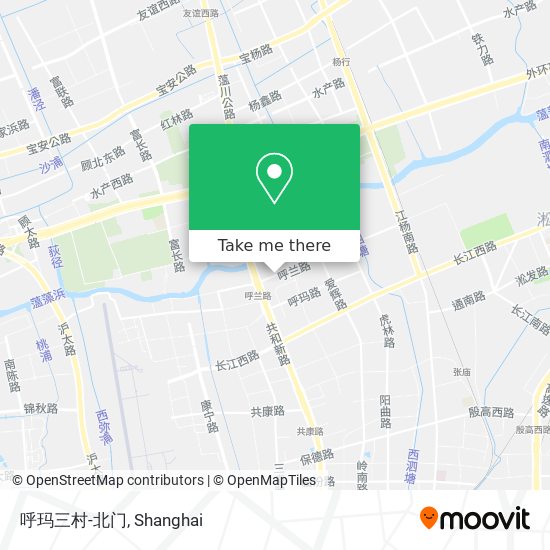 呼玛三村-北门 map