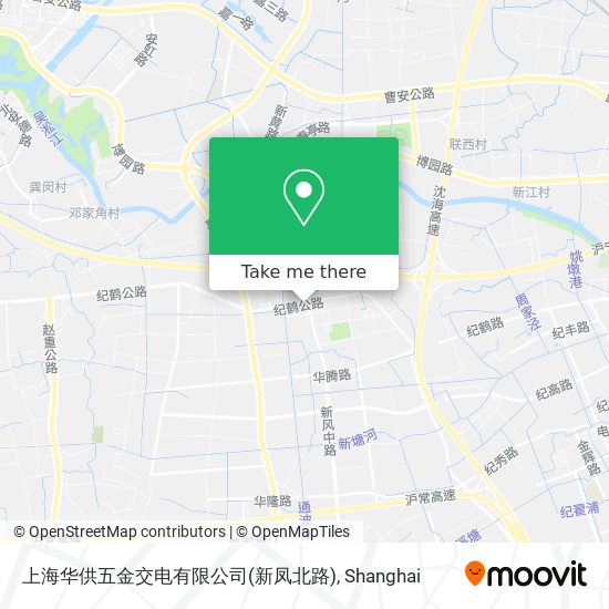 上海华供五金交电有限公司(新凤北路) map