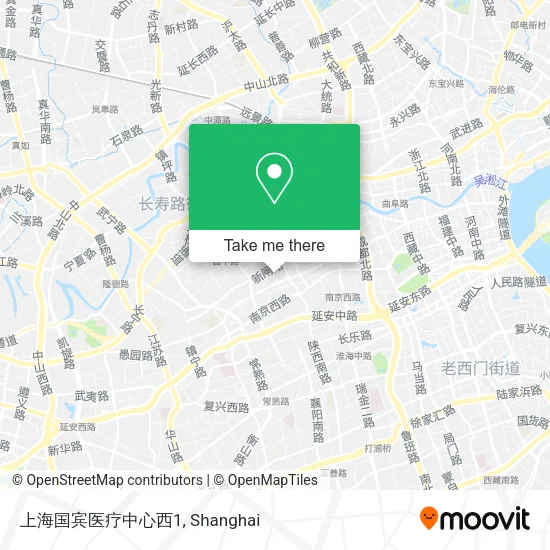 上海国宾医疗中心西1 map