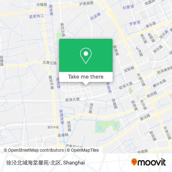 徐泾北城海棠馨苑-北区 map
