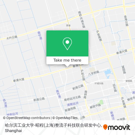 哈尔滨工业大学-昭程(上海)整流子科技联合研发中心 map