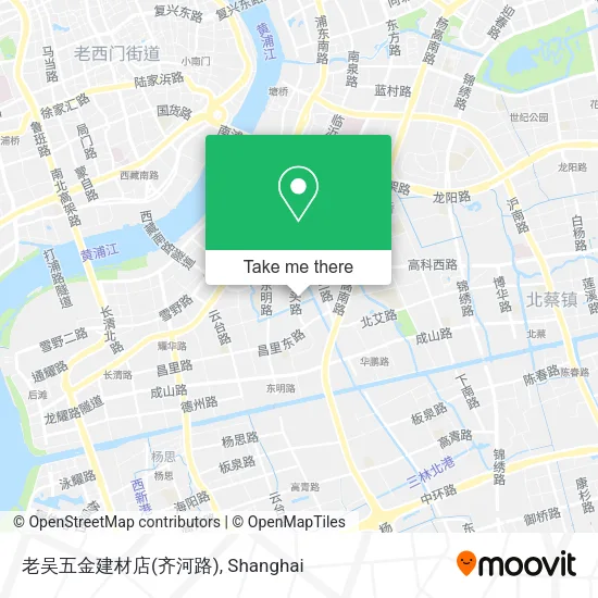 老吴五金建材店(齐河路) map