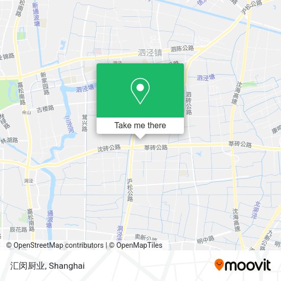 汇闵厨业 map