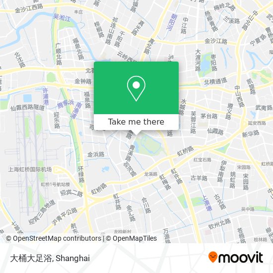 大桶大足浴 map