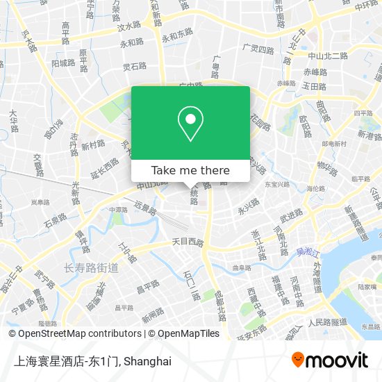 上海寰星酒店-东1门 map