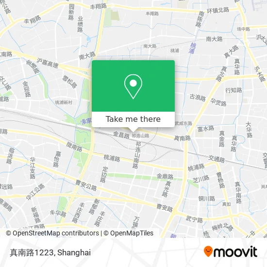 真南路1223 map