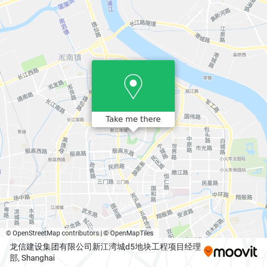 龙信建设集团有限公司新江湾城d5地块工程项目经理部 map