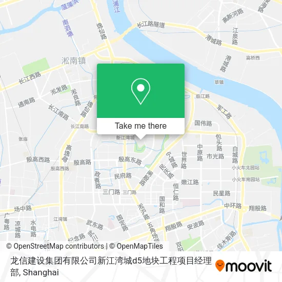 龙信建设集团有限公司新江湾城d5地块工程项目经理部 map