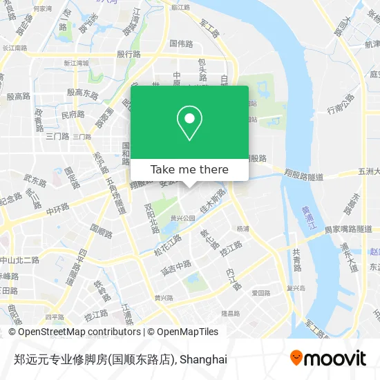 郑远元专业修脚房(国顺东路店) map