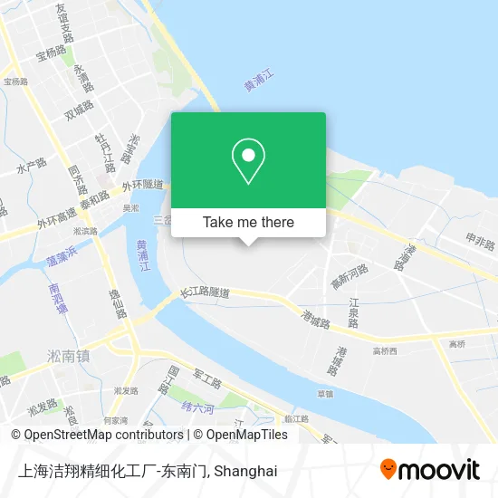 上海洁翔精细化工厂-东南门 map
