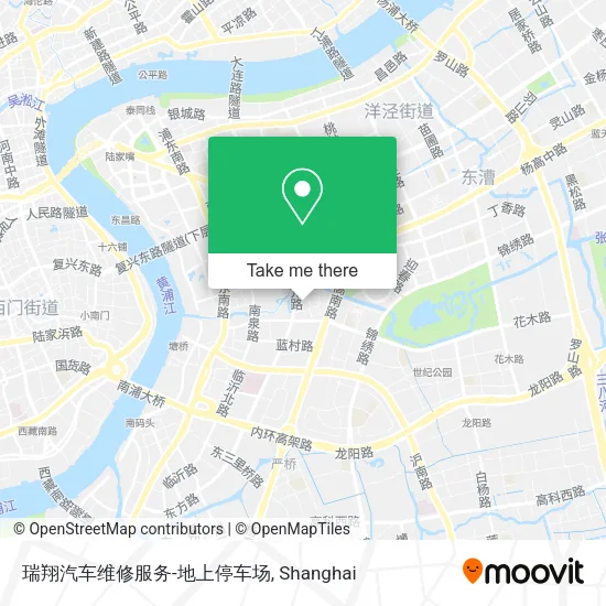 瑞翔汽车维修服务-地上停车场 map
